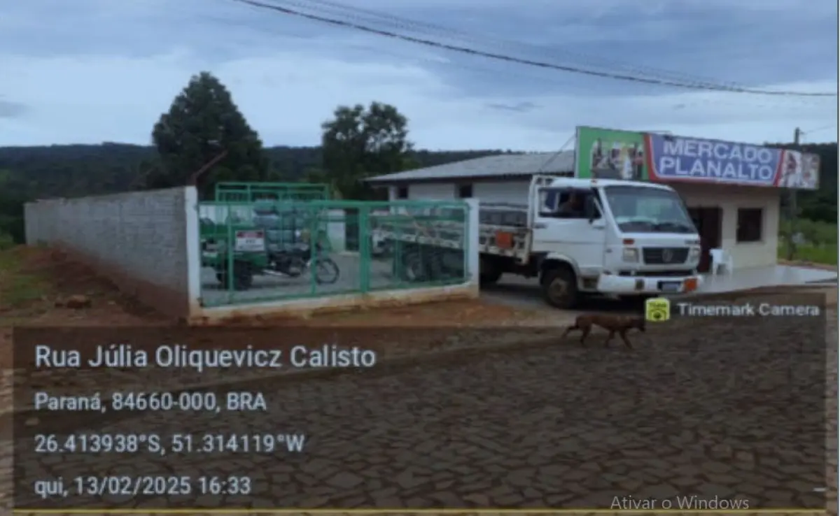 LOTE 007 - Imóvel comercial Rua Julia Olinquevicz Calisto, nº 205, Planalto, General Carneiro- PR.