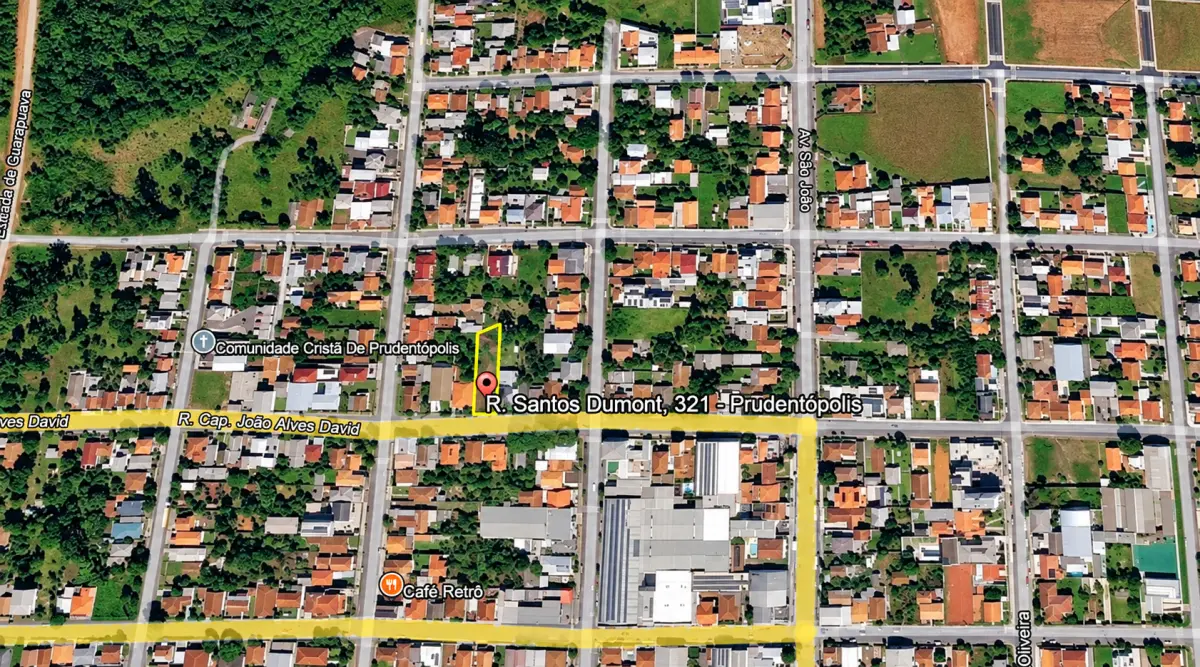 LOTE 014 - Imóvel Rua Capitão João Alves David, S/N, Bairro Centro, na cidade de Prudentópolis - PR,