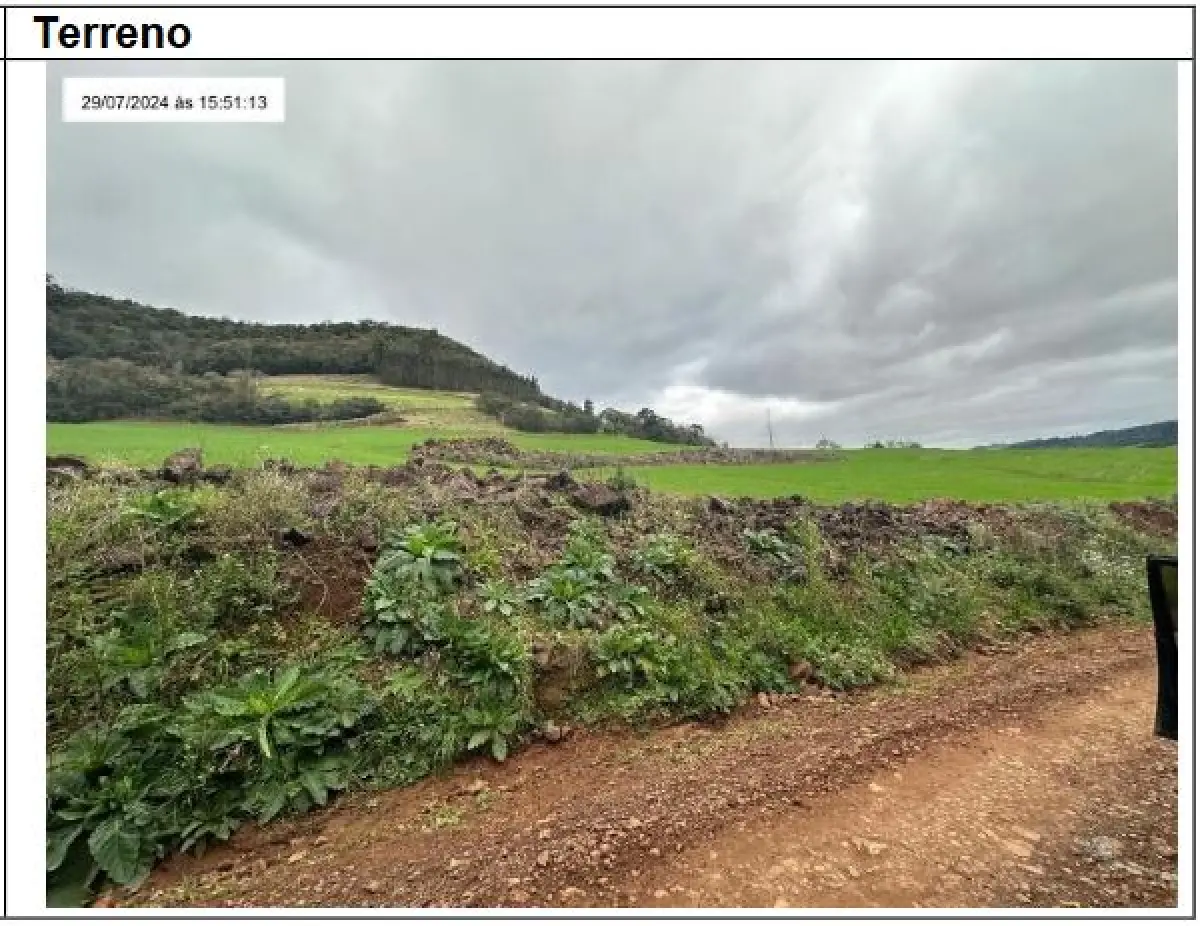 LOTE 001 - Terreno de 10,0000 ha, localizado na Linha 1, Lote Rural nº 49, Rio dos Índios (Interior), em Floriano Peixoto/RS