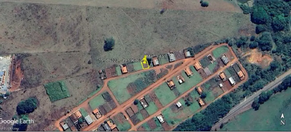 LOTE 007 - Terreno 250,00 m²,  na Rua Paineira, S/N, Lote nº 09, da Quadra 06, no loteamento Residencial Conquista, Residencial Conquista, em Itaguari/GO