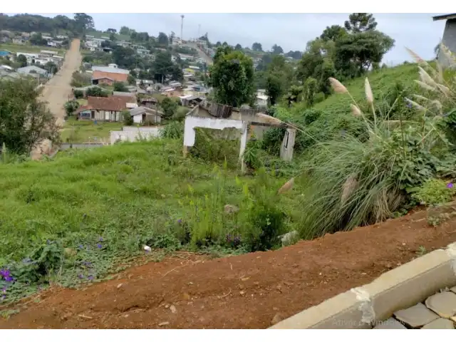 Leilão 1ª Cível de Caçador- 2ª Praça-meação correspondente a Mario Vezaro (isto é 50% do terreno de 900,00 m² na esquina das ruas José Ramos com João Barilka, em Calmon/SC