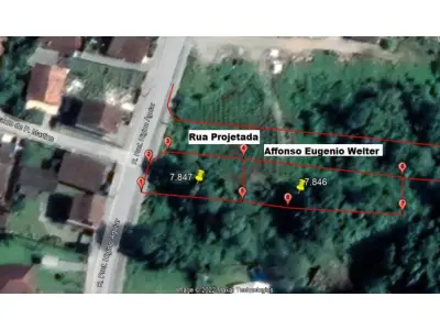 LOTE 008 - Terreno Urbano de 870,00 m2 na Rua Affonso Eugênio Welter, Araquari/SC.