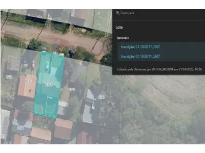 LOTE 001 - residencial, casa nº02, com área privativa de 54,26m², rua Etienne Douat, nº 96, bairro Dona Franscisca, na cidade de São Bentos do Sul- SC.