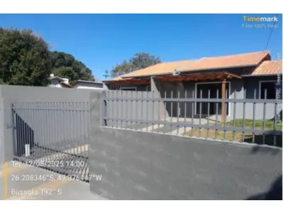 LOTE 002 - residencial, casa nº02, com área privativa de 54,26m², rua Etienne Douat, nº 96, bairro Dona Franscisca, na cidade de São Bentos do Sul- SC.