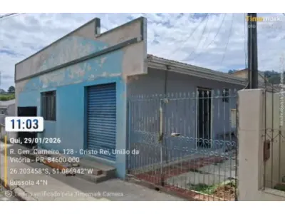 LOTE 001 - Casa na rua Rua General Carneiro, 128, Bairro Cristo Rei, na cidade de União da Vitória - PR