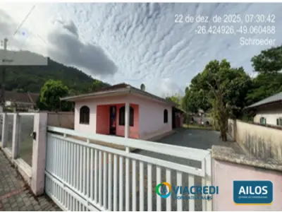 LOTE 001 - Casa na rua Expedicionário Osvaldo Kanzler, 164, Schroeder - SC.