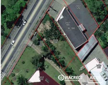 Leilão Viacredi- 2ª Praça- Terreno 531m², Rua Dr. Blumenau, Bairro do Sol, Indaial/SC.