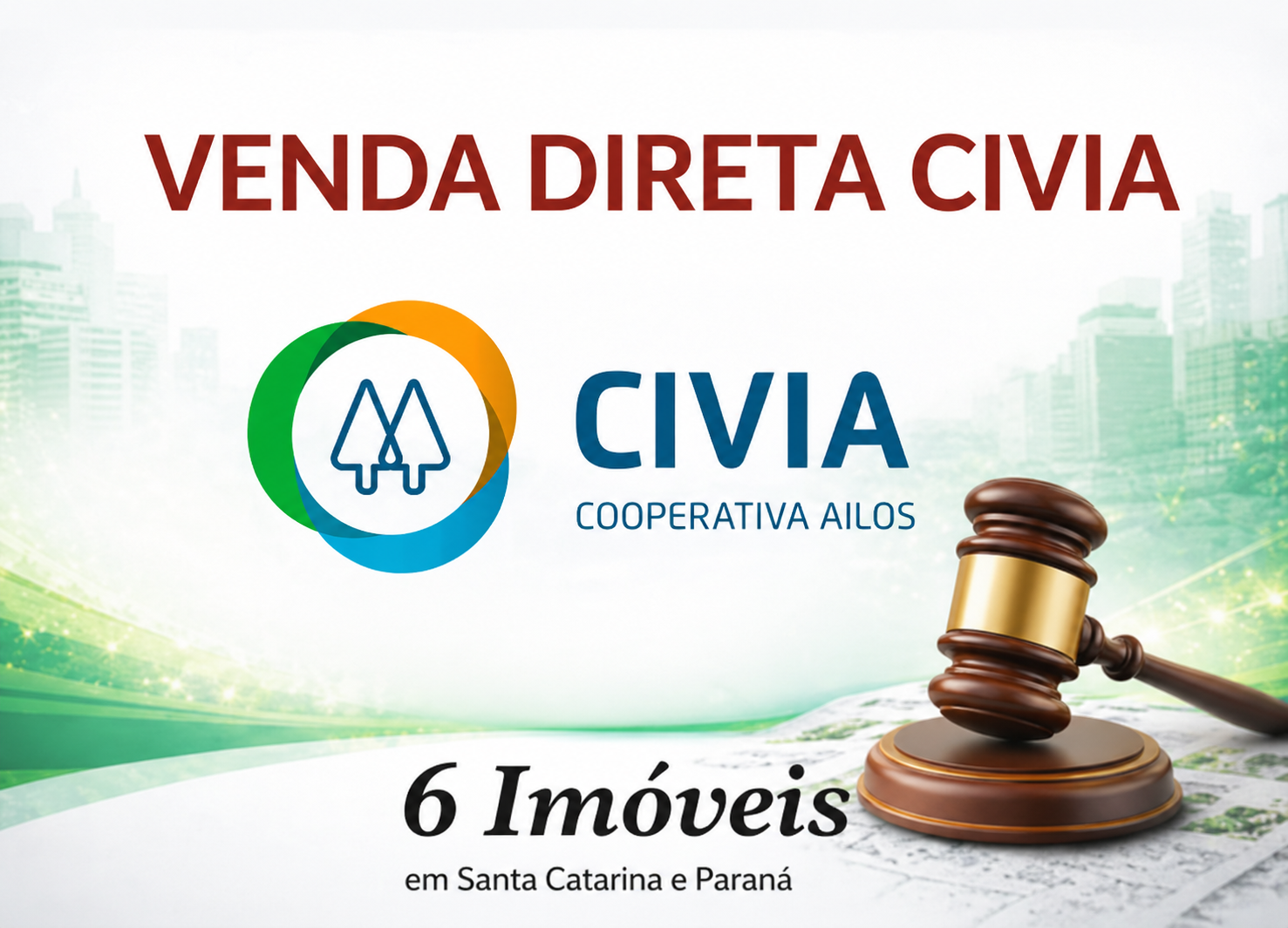 Venda Direta Civia- Imóveis SC e PR