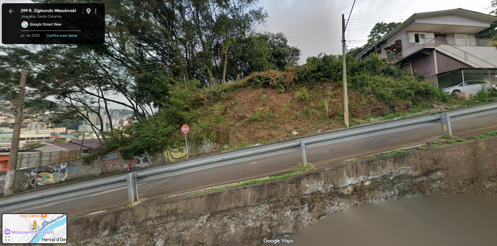 Leilão 2ª Cível Joaçaba- 2ª Praça- Terreno de 656m², Rua Manoel Quintilhan Morgade, Centro - Joaçaba/SC.