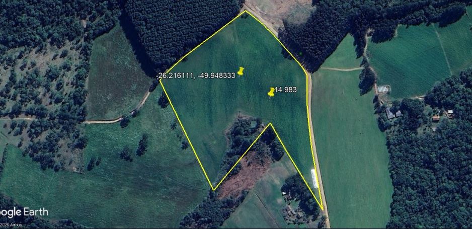 Leilão Crediplanalto- 2ª Praça- Imóvel Rural 70.111,49m², Mafra/SC.