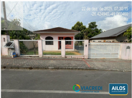 Leilão Viacredi- 2ª Praça- Casa na rua Expedicionário Osvaldo Kanzler, 164, Schroeder - SC.