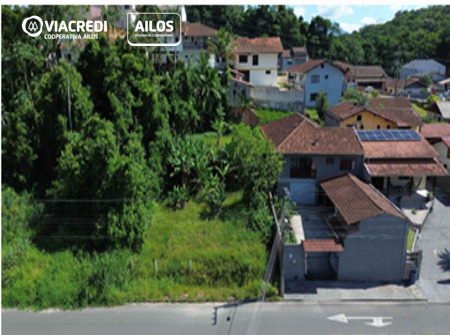 Leilão Viacredi- 2ª Praça-  Terreno de 450m²,  RESIDENCIAL PARK FORTELEZA, Blumenau/SC.