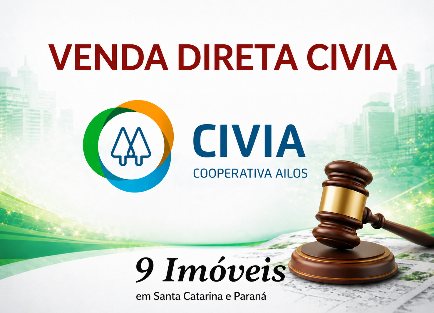Venda Direta Civia- Imóveis SC e PR