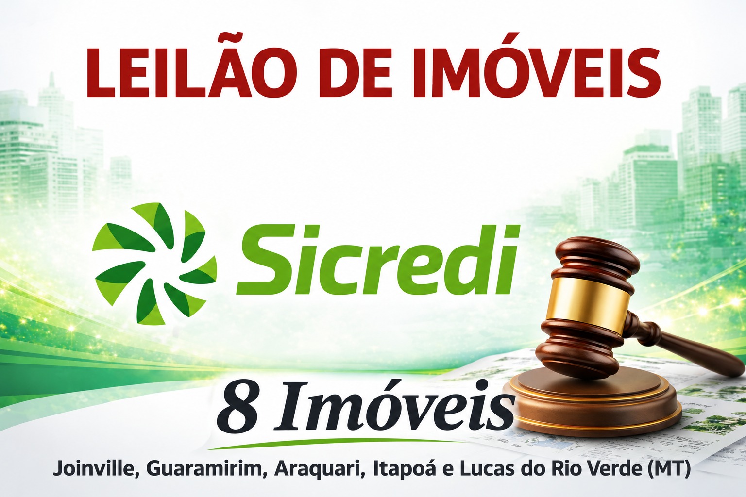 Leilão de Imóveis na Região Norte de Santa Catarina